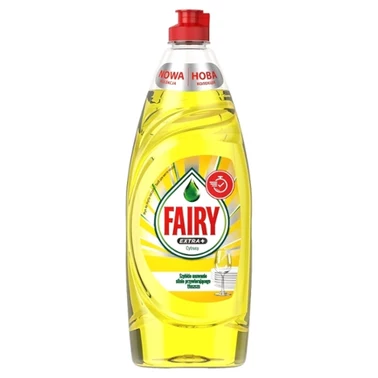 Fairy Extra+ Cytrusy Płyn do mycia naczyń. Szybkiego usuwania silnie przywierającego tłuszczu 650ml - 2