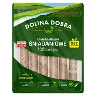 Dolina Dobra Białe kiełbaski śniadaniowe 100 % mięsa 200 g