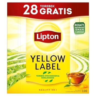 Lipton Yellow Label Herbata czarna 240 g (120 torebek) - 0