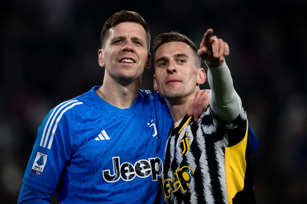 Wojciech Szczęsny i Arkadiusz Milik w Juventusie