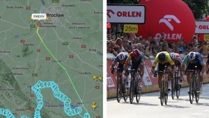 Tour de Pologne. Podczas czwartego etapu telewidzowie w pewnej chwili... nie mogli w ogóle śledzić poczynań peletonu
