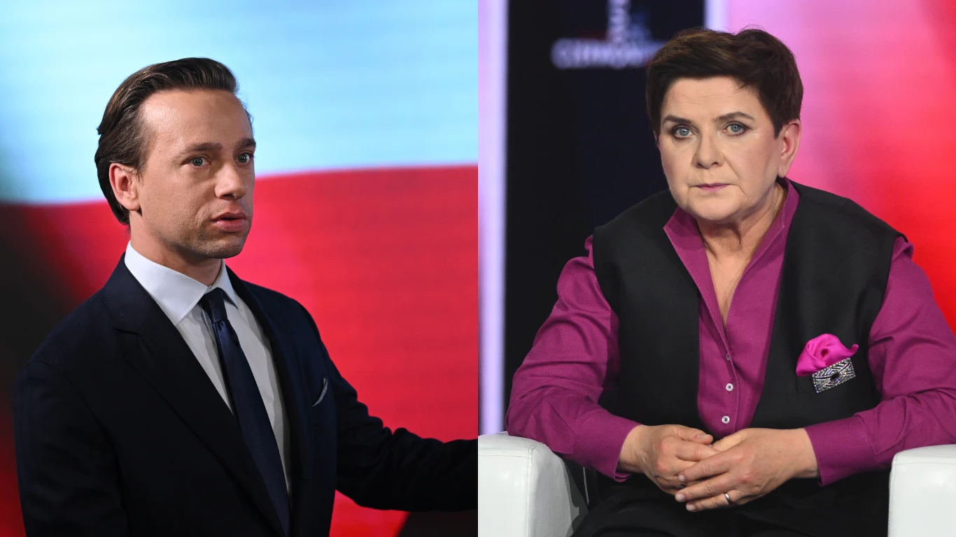 Krzysztof Bosak proponuje prawybory prawicy, a Beata Szydło jest spychana na margines w PiS Krzysztof Bosak proponuje prawybory prawicy, a Beata Szydło jest spychana na margines w PiS