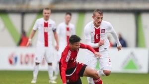 Jan Biegański w barwach młodzieżowej reprezentacji Polski