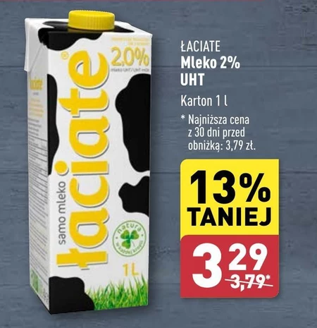 Łaciate Mleko UHT 2,0 % 1 l