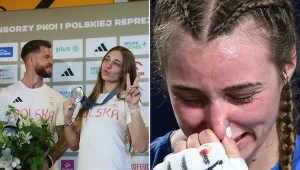 Fizjoterapeuta kobiecej reprezentacji Polski Erwin Uss razem z Julią Szeremetą