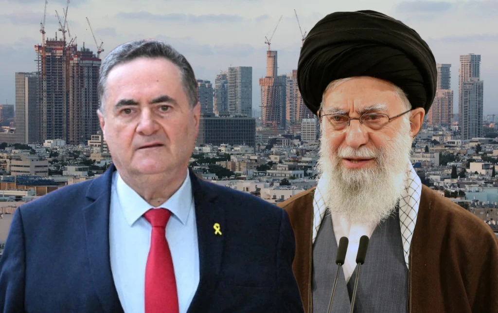 Minister spraw zagranicznych Izraela Israel Kac i Przywódca Iranu ajatollah Ali Chamenei Minister spraw zagranicznych Izraela Israel Kac i Przywódca Iranu ajatollah Ali Chamenei