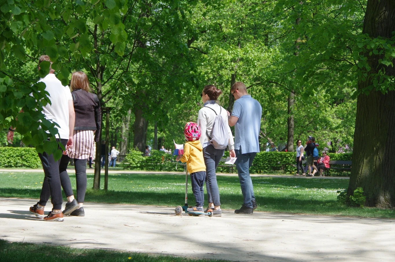 Łazienki Królewskie w Warszawie są popularnym miejscem spacerów i pikników