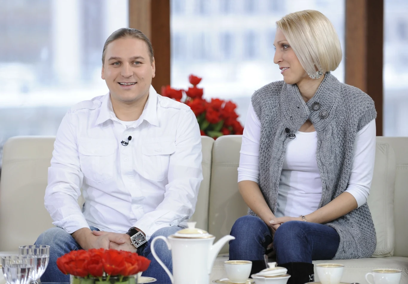 Paweł Golec z żoną Katarzyną Paweł Golec z żoną Katarzyną