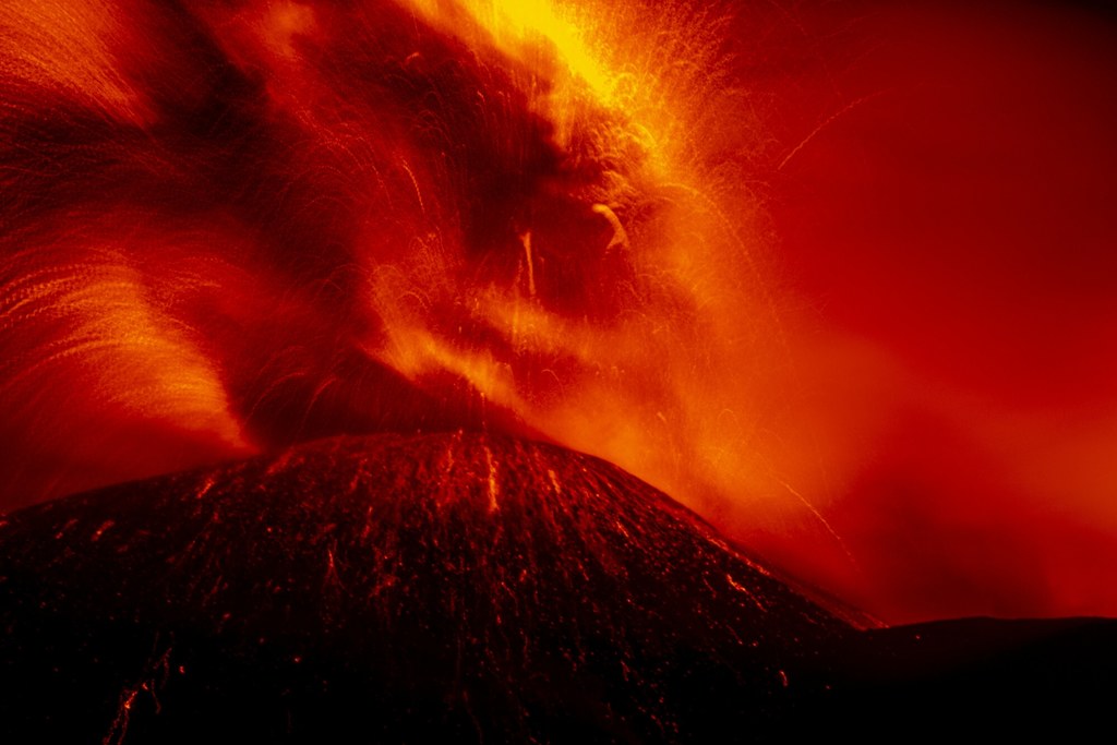 Eksplozja wulkanu Etna