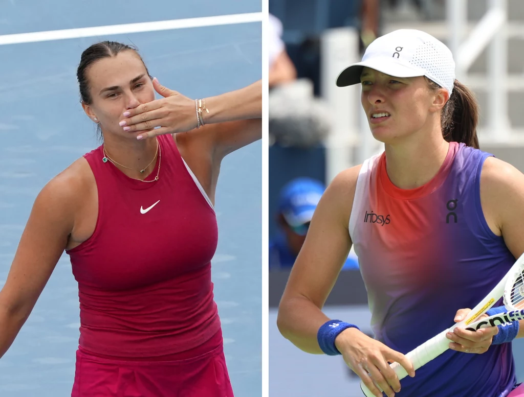 Aryna Sabalenka i Iga Świątek Aryna Sabalenka i Iga Świątek