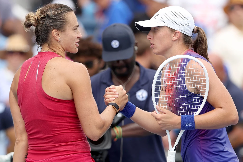 Aryna Sabalenka i Iga Świątek Aryna Sabalenka i Iga Świątek