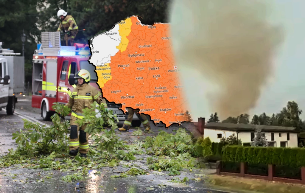 Trąba powietrzna w Wielkopolsce, w okolicach Koła. Obowiązują ostrzeżenia drugiego stopnia przed burzami Trąba powietrzna w Wielkopolsce, w okolicach Koła. Obowiązują ostrzeżenia drugiego stopnia przed burzami