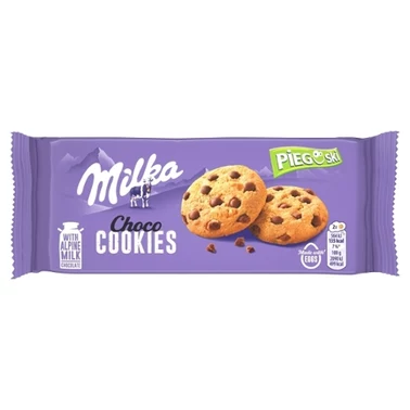 Milka Pieguski Choco Cookies Ciasteczka z kawałkami czekolady mlecznej 135 g - 3