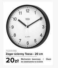 Zegar ścienny Teesa