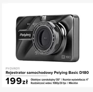 Rejestrator samochodowy Peiying