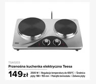 Kuchenka elektryczna Teesa