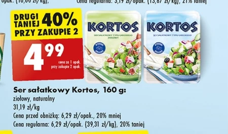 Kortos Ser sałatkowy typu greckiego ziołowy 160 g
