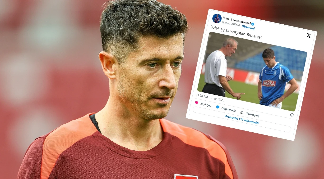 Robert Lewandowski pożegnał Franciszka Smudę Robert Lewandowski pożegnał Franciszka Smudę