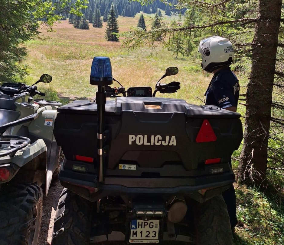 Policja kontroluje obszary Tatrzańskiego Parku Narodowego