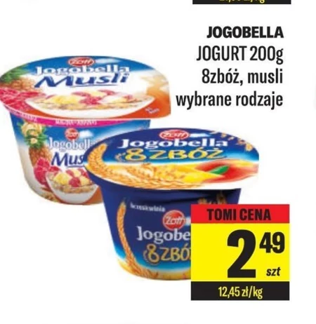 Zott Jogobella Musli Jogurt owocowy Standard 200 g