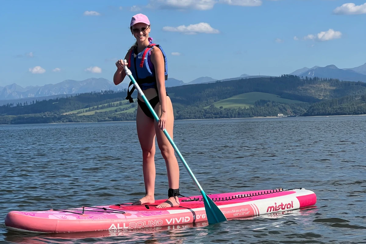 SUP nad Zalewem Orawskim 