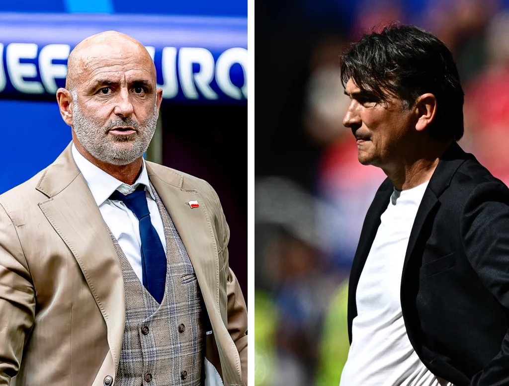 Michał Probierz i Zlatko Dalić Michał Probierz i Zlatko Dalić