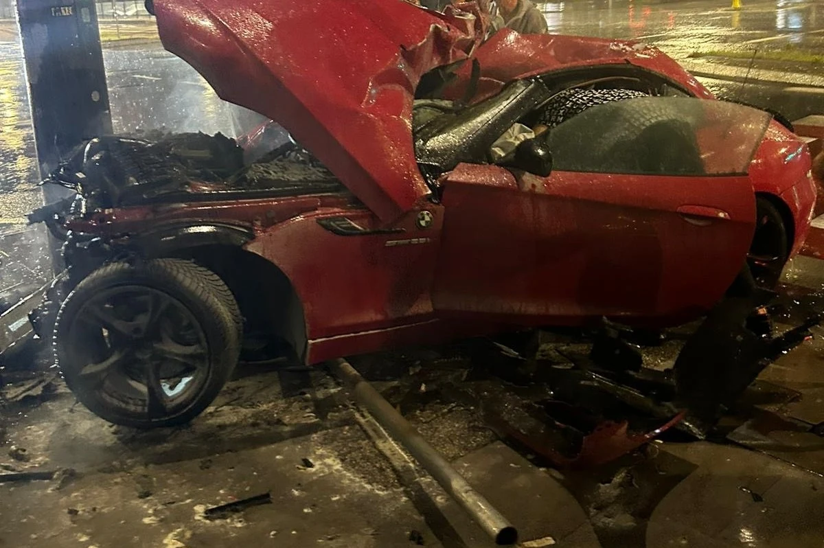 Do wypadku doszło w nocy z poniedziałku na wtorek Do wypadku doszło w nocy z poniedziałku na wtorek