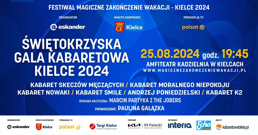 Świętokrzyska Gala Kabaretowa Kielce 2024