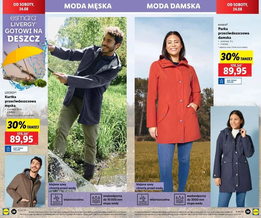 Lidl oferuje promocję na modne kurtki!