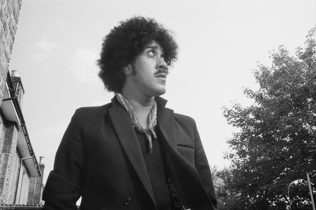 Phil Lynott w 1983 r. w Londynie