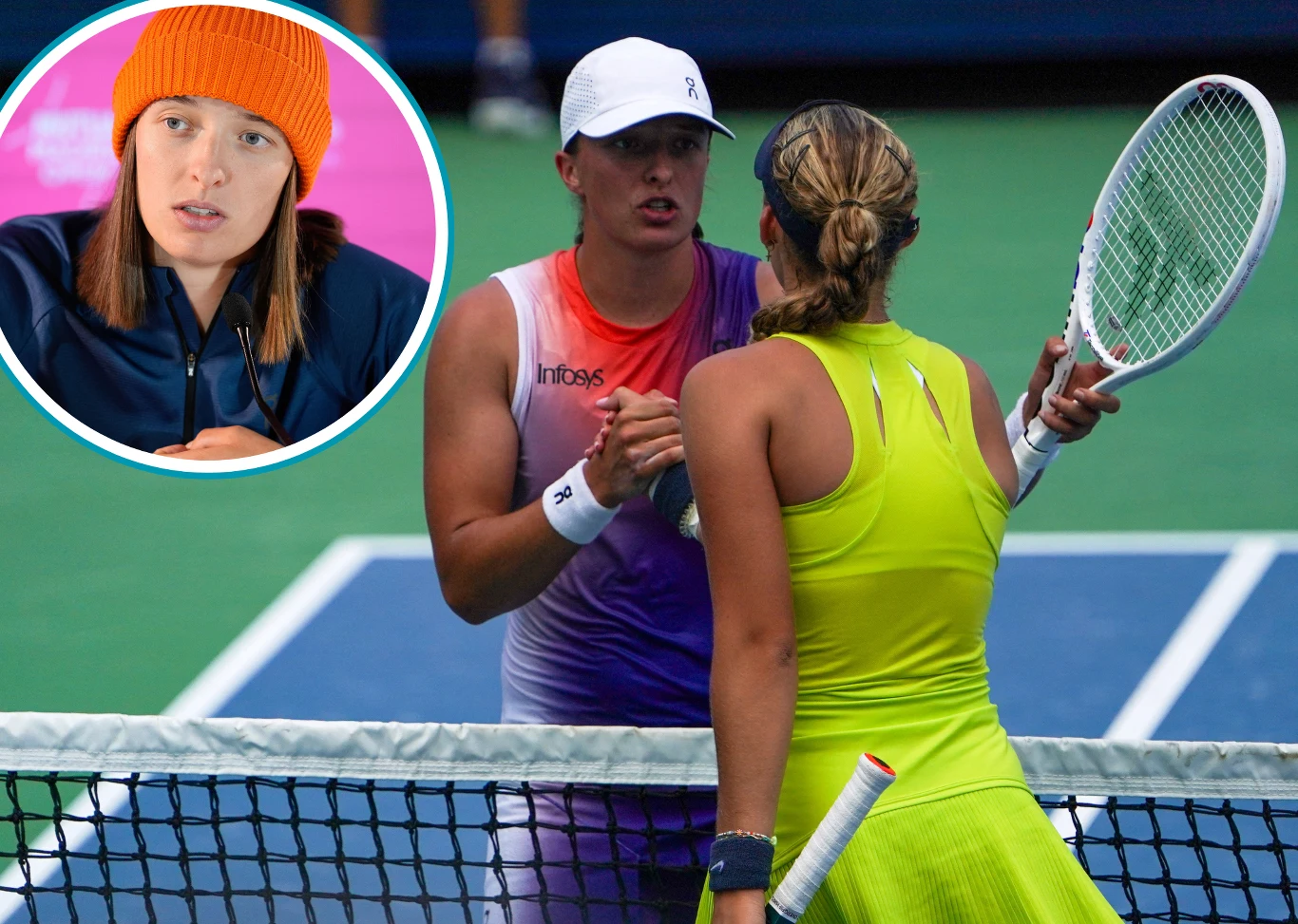 Tenis. Iga Świątek oraz Mirra Andriejewa