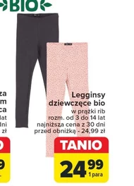 Legginsy dziewczęce Bio