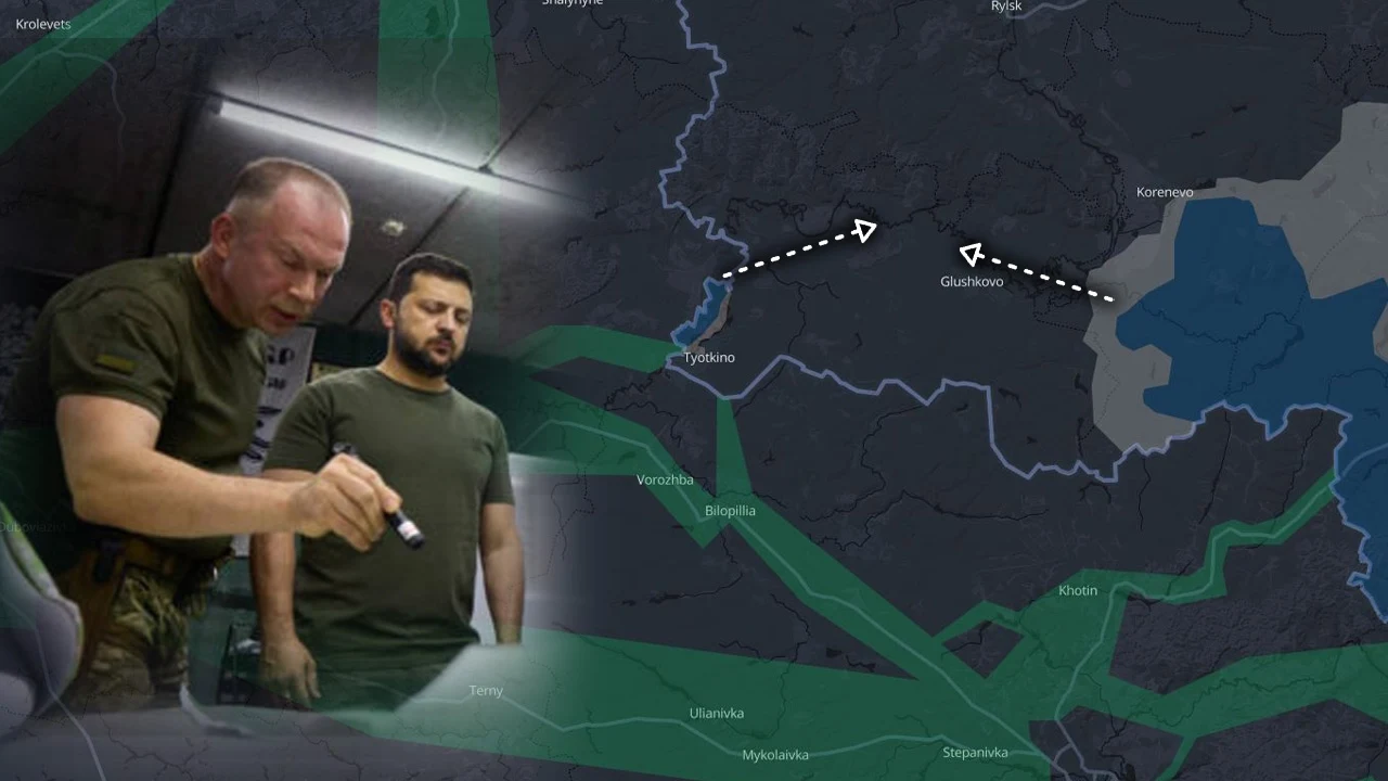 Ukraińcy próbują zamknąć w kotle Rosjan Ukraińcy próbują zamknąć w kotle Rosjan