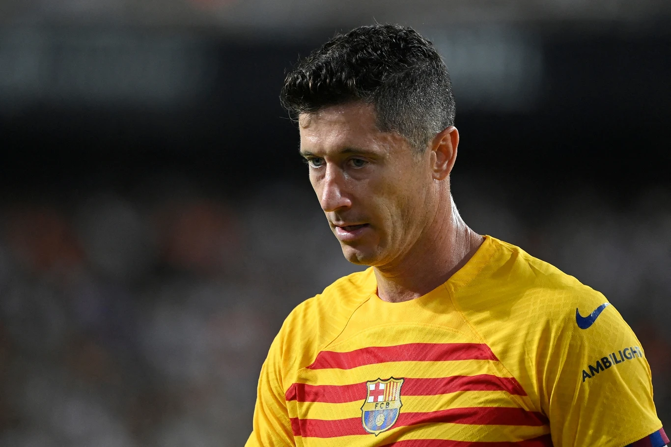 Robert Lewandowski po meczu z Valencią "zebrał" porcję krytyki