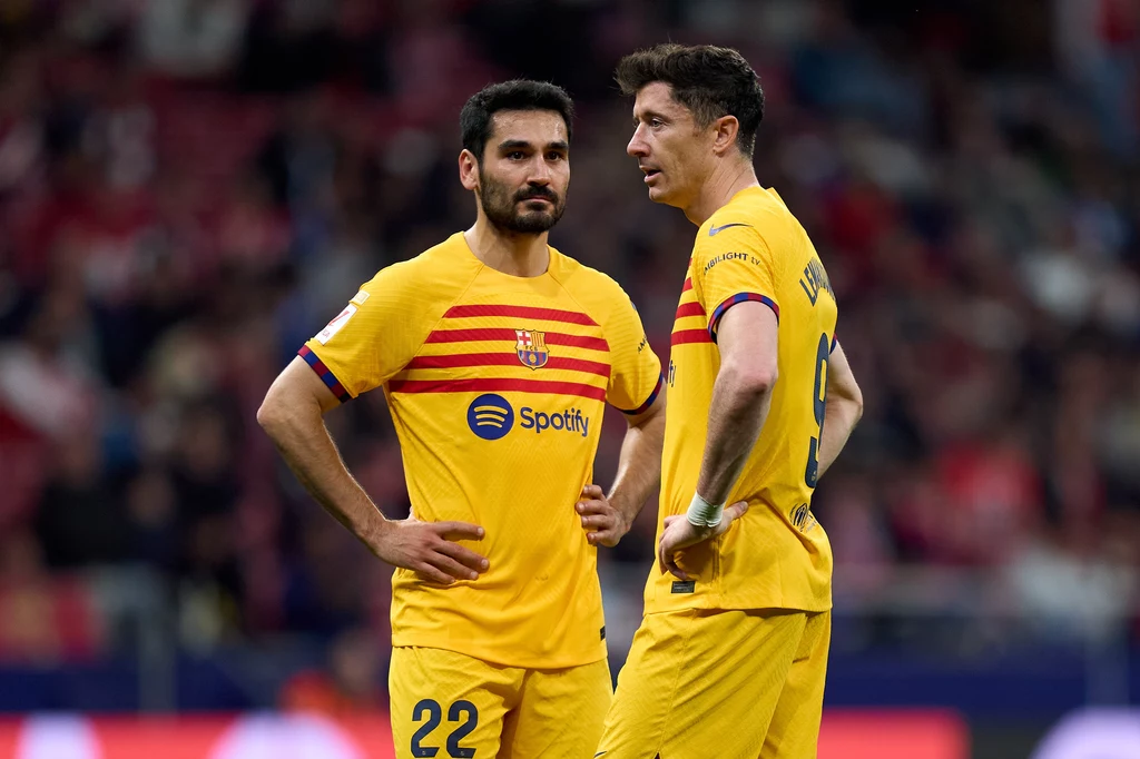 Ilkay Gundogan i Robert Lewandowski Ilkay Gundogan i Robert Lewandowski