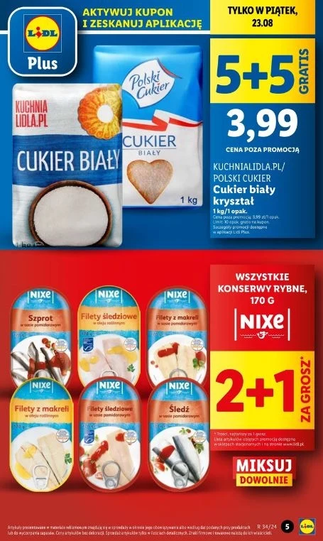 Lidl oferuje cukier za darmo!