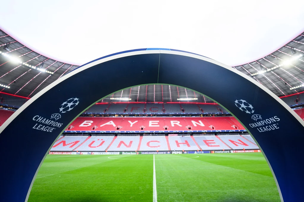 Logo Ligi Mistrzów na Allianz Arena Logo Ligi Mistrzów na Allianz Arena