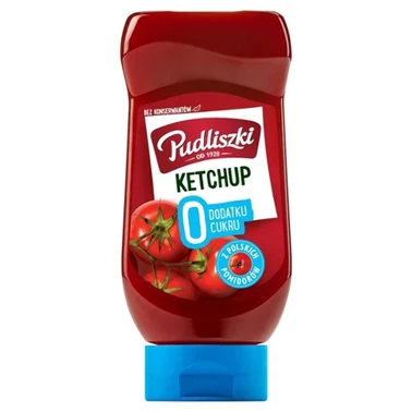 Pudliszki Ketchup 0 dodatku cukru 440 g - 0