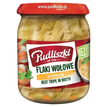 Pudliszki Flaki wołowe w rosole 500 g - 0