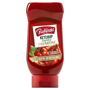 Pudliszki Ketchup łagodny premium 470 g - 0