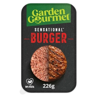 Garden Gourmet Sensational Burger Wegański produkt na bazie białka sojowego 226 g - 0