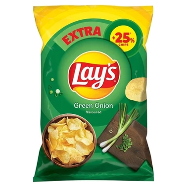 Lay's Chipsy ziemniaczane o smaku zielonej cebulki 163 g - 0