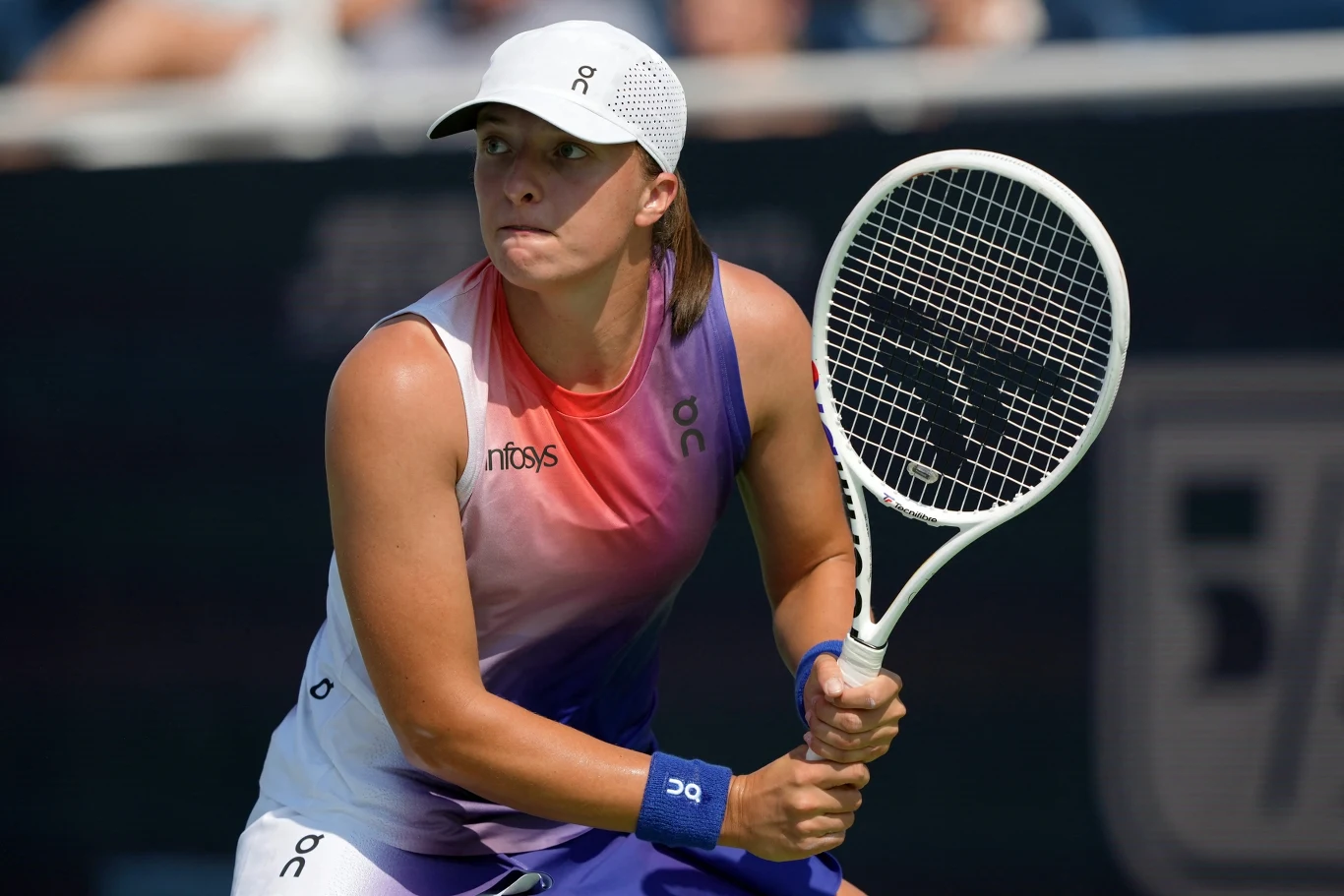 Iga Świątek zagrała mecz pokazowy przed startem wielkoszlemowego US Open