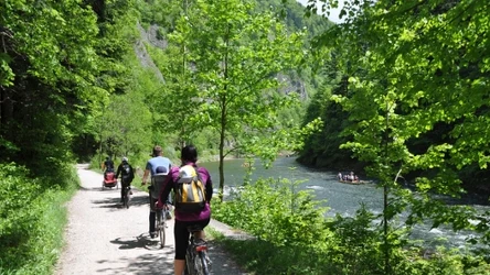 Pieniny można poznawać również z perspektywy roweru. Malowniczych tras w tym paśmie górskim nie brakuje. 