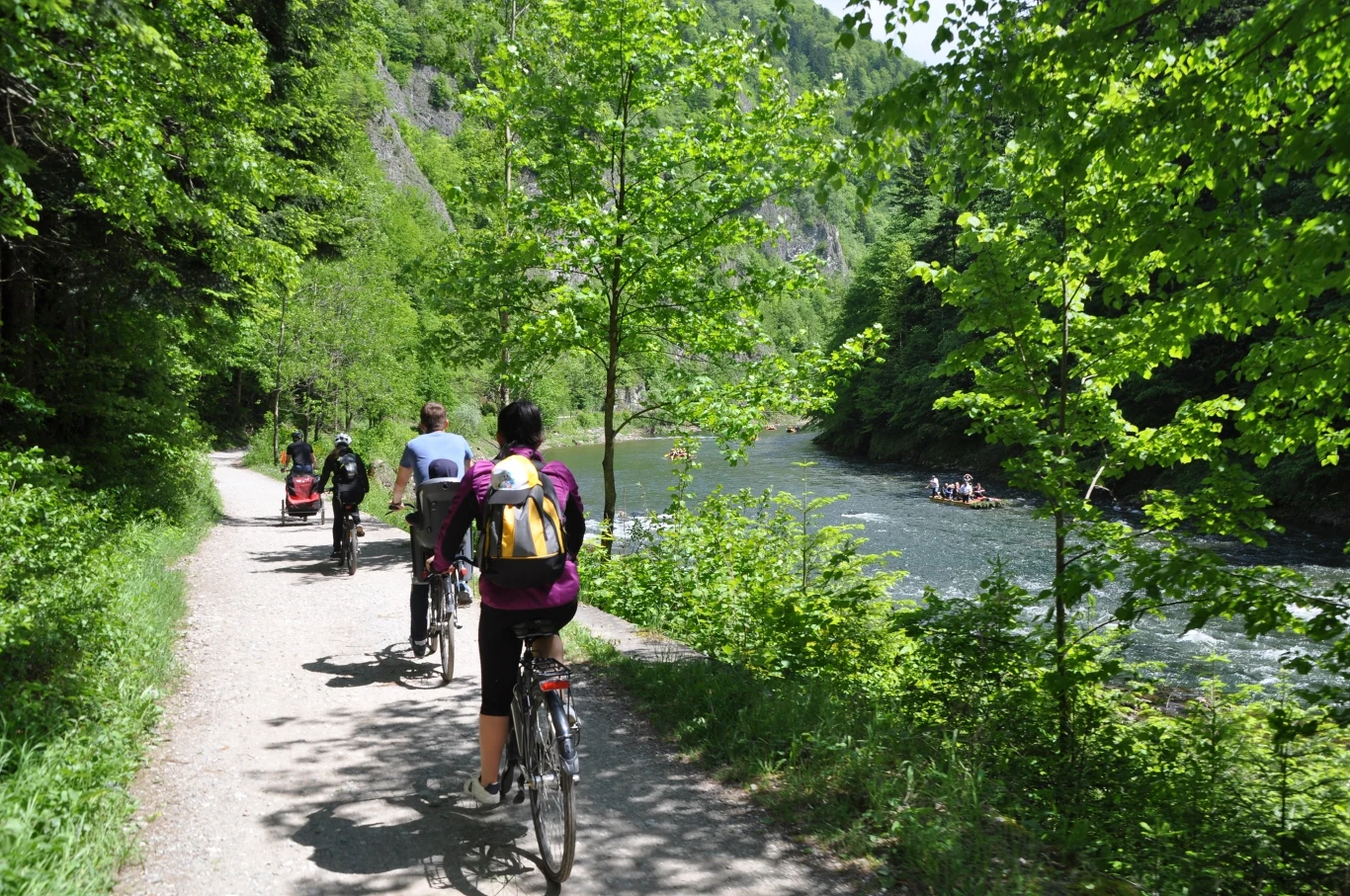 Pieniny można poznawać również z perspektywy roweru. Malowniczych tras w tym paśmie górskim nie brakuje. 