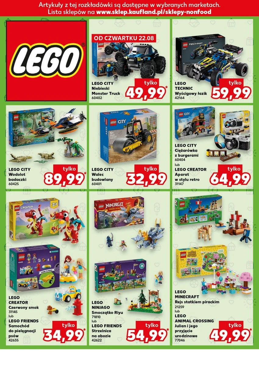 Promocja na klocki LEGO w Kauflandzie