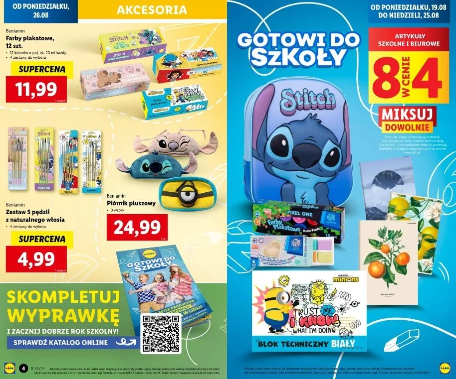 Lidl oferuje promocję na artykuły szkolne!