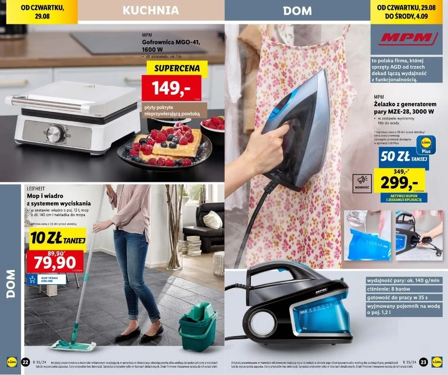 Lidl oferuje żelazko o 50 zł taniej! Lidl oferuje żelazko o 50 zł taniej!