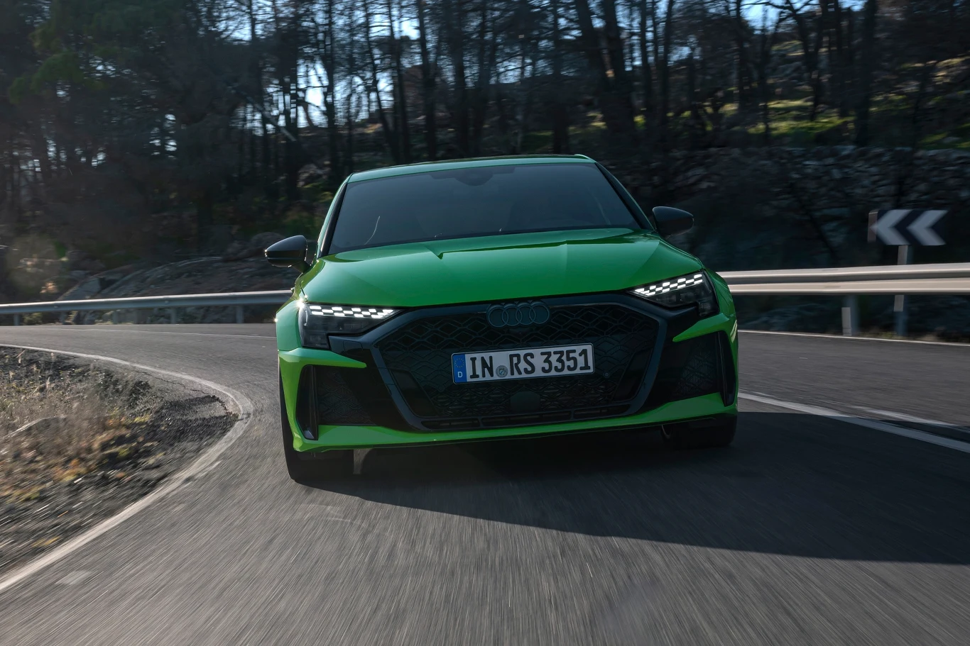 Audi RS 3 po face liftingu.