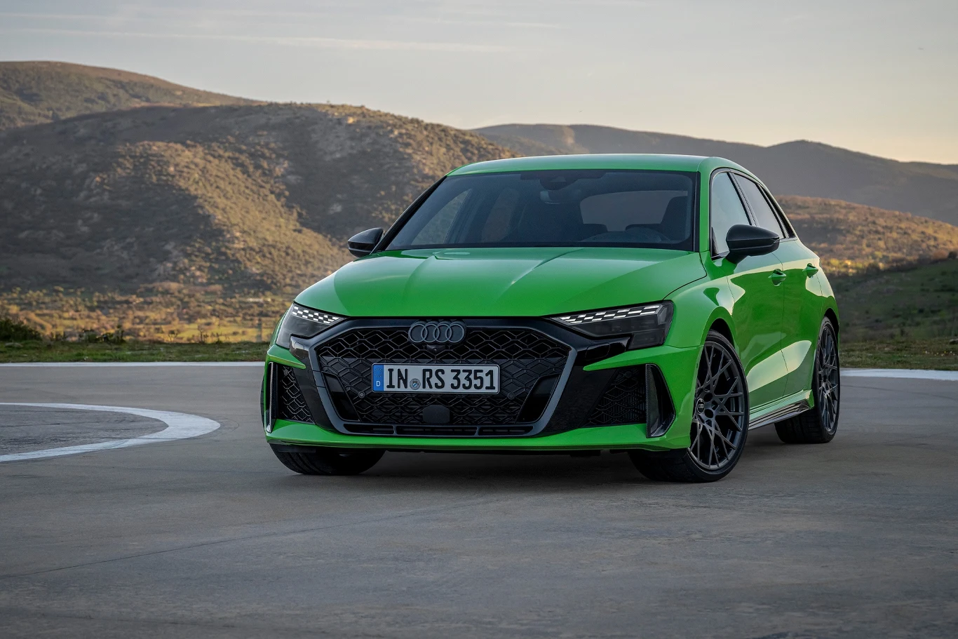 Audi RS 3 po face liftingu.